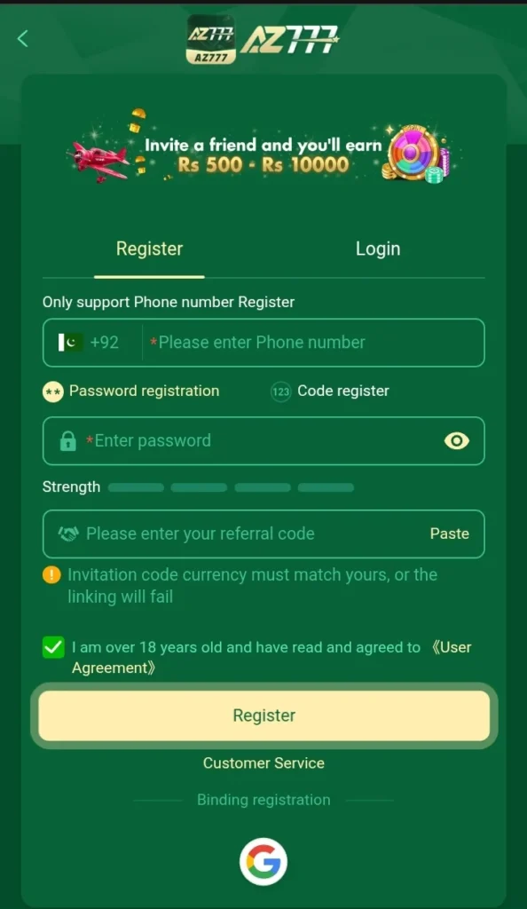 AZ777 Login